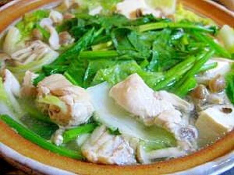 水炊きＩＮ鶏ガラスープ